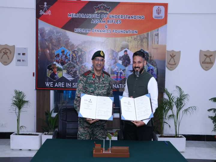Assam Rifles and Rudram Dynamics Foundation sign MoU