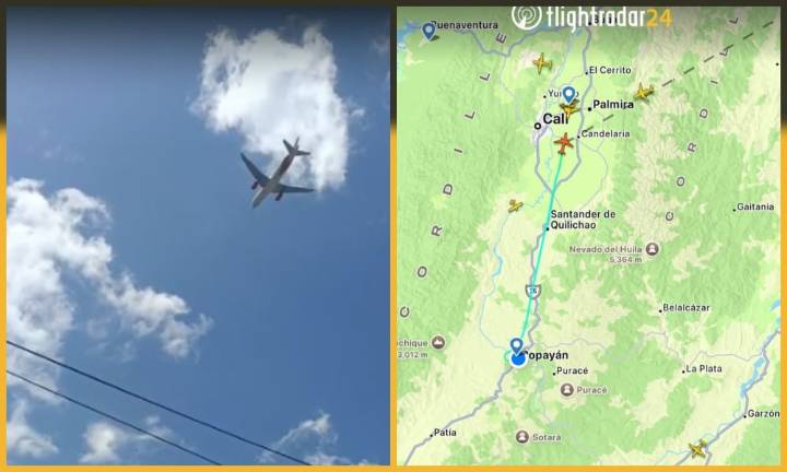 Avión de Avianca que salió de Popayán aterrizó de emergencia en Palmira
