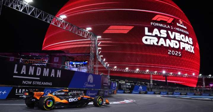 Las Vegas Grand Prix practice halted twice due to loose maintenance cover