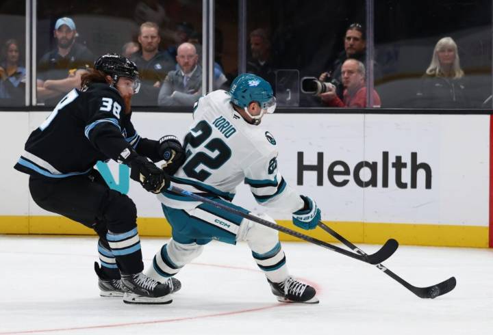 Sharks Assign Zack Ostapchuk To AHL, Send Down Vincent Iorio On Conditioning Loan