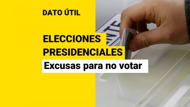 Elecciones presidenciales del domingo 16 de noviembre: ¿Cuáles son las excusas válidas para no votar?