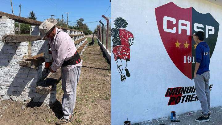 Intensifican tareas de puesta a punto en el Club Atlético Social Pinto a la espera de su fiesta aniversario