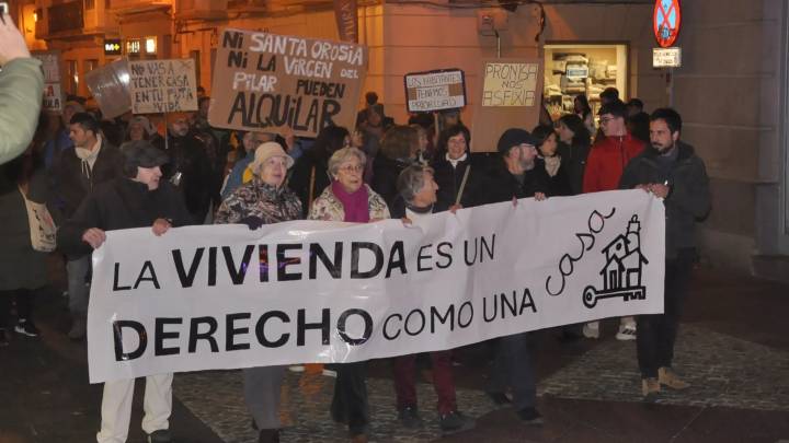 Jaca refleja el descontento por la crisis de la vivienda