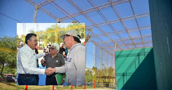 Lamarque entrega cancha deportiva rehabilitada en Ciudad Obregón