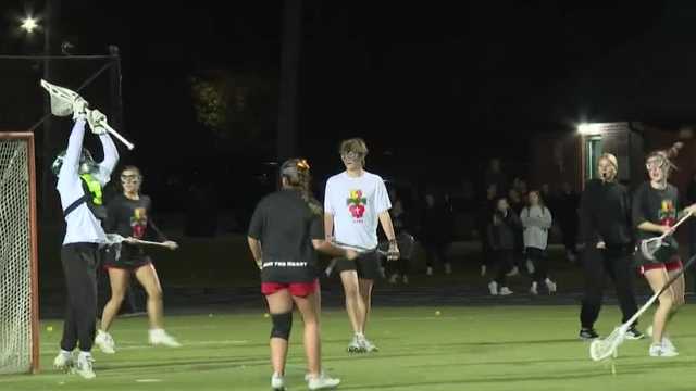 Trinity and Sacred Heart Academy lacrosse team up for Rock the Heart