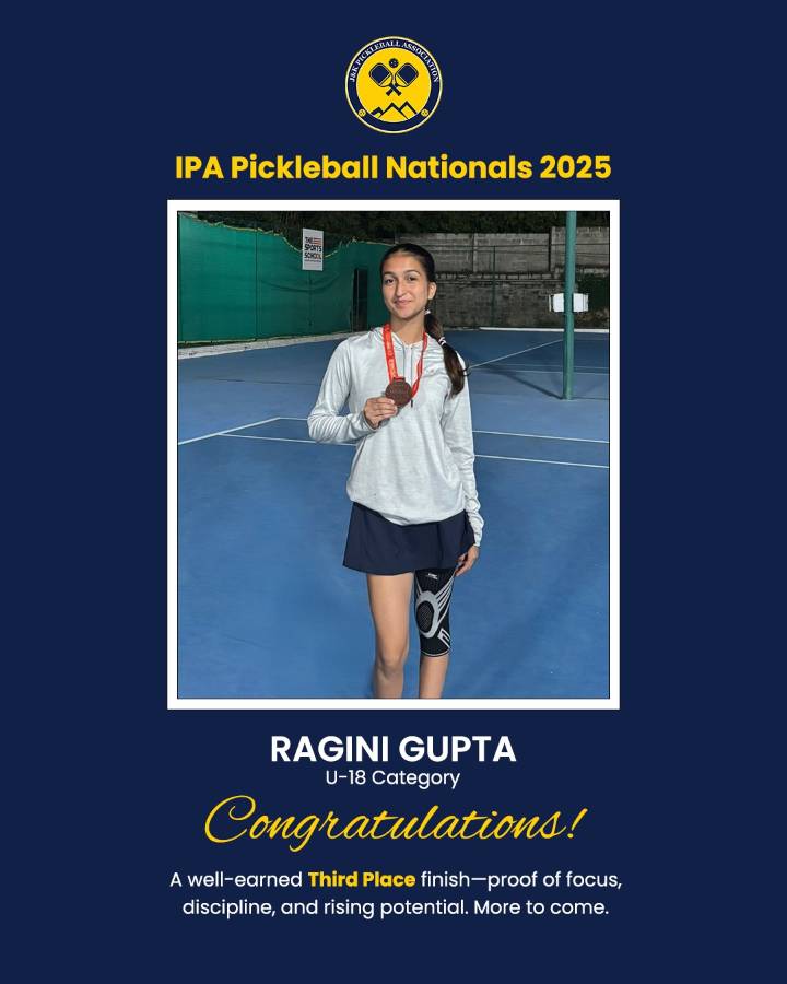 Ragini Gupta Puts J&K on the Pickleball Podium at IPA Nationals 2025!