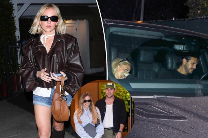 Sydney Sweeney and ex-fiancé Jonathan Davino spotted on late-night jaunt amid Scooter Braun romance