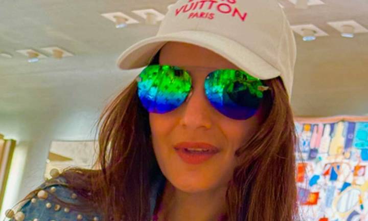 Ameesha Patel shows her playful side as she ‘goofs around’ in Abu Dhabi