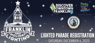 Franklin 'Lighted Holiday Parade' float entry deadline approaches