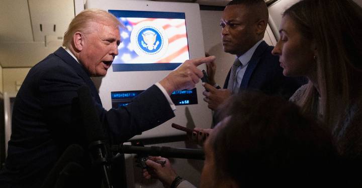 Trump Told a Woman, ‘Quiet, Piggy,’ When She Asked Him About Epstein