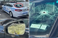 Lexus-riding vandal who allegedly smashed up, slashed tires of 11 NYPD vehicles busted, promptly cut loose in court