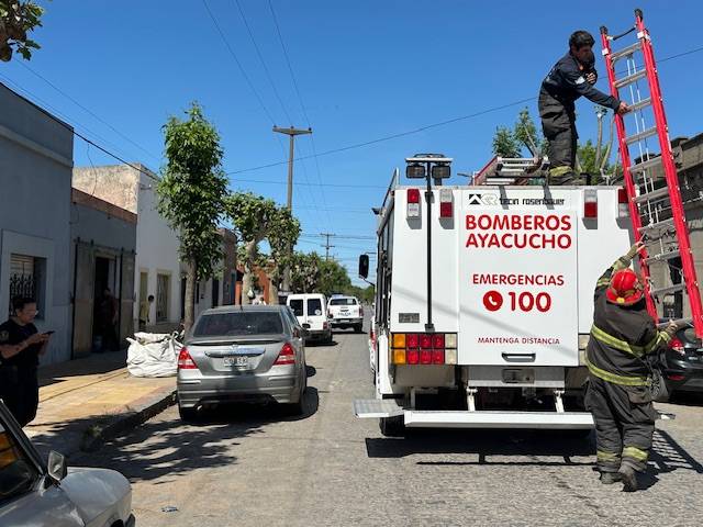 Llamado de Bomberos de este lunes a la mañana