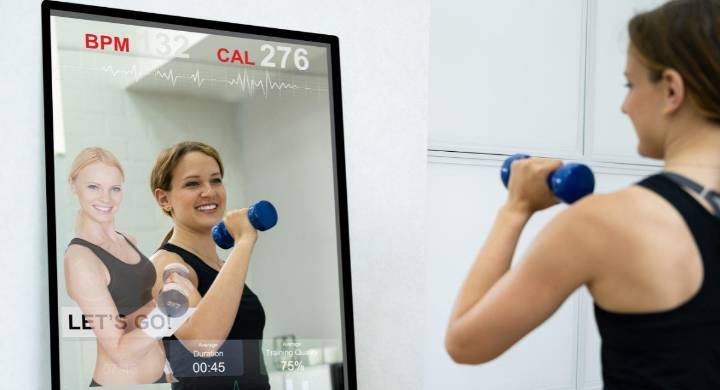 Espejo inteligente: así funciona el dispositivo capaz de leer indicadores clave de salud en 30 segundos