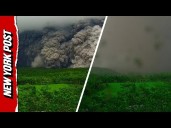 Stunning Timelapse Shows Semeru Volcano's Fierce Eruption