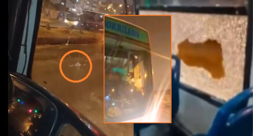 Balean bus en Chorrillos, a pocas del inicio del paro de transportes Delincuentes dispararon contra bus de transporte público en Chorrillos, antes del inicio de paralización