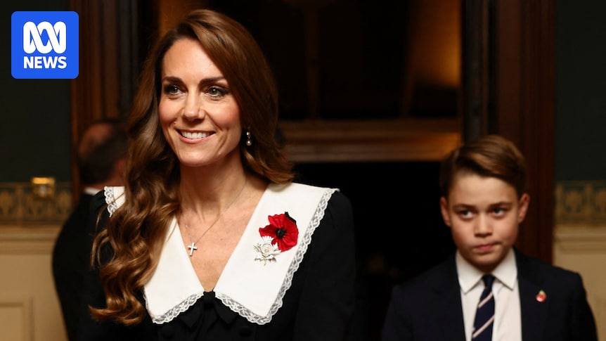 Prince George steals the show as Royal family attends Festival of Remembrance at Royal Albert Hall