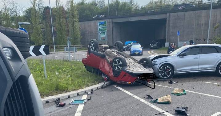 Driver in £105k Audi hit 100mph before A500 slip