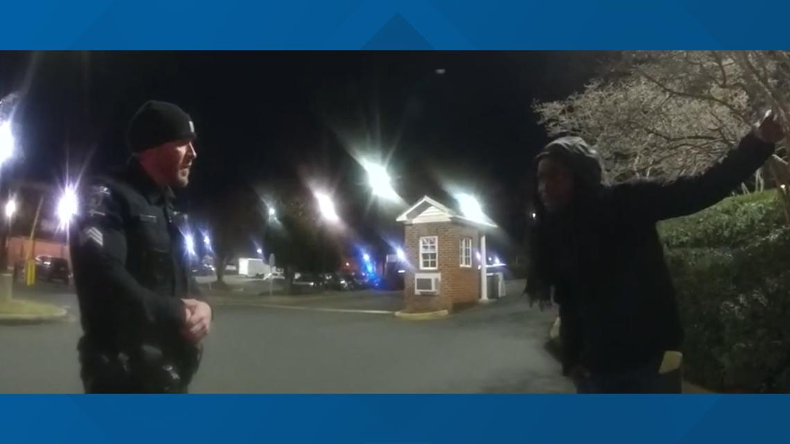 Body camera footage shows welfare check call for man later accused of deadly Charlotte light rail stabbing