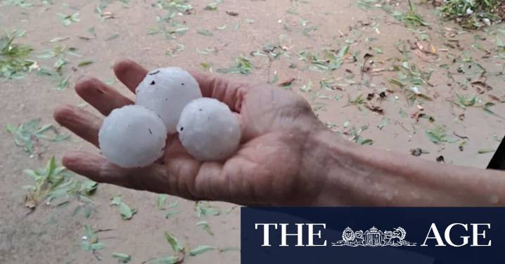 Nine injured as hail hits school fair, thousands lose power in SEQ storms