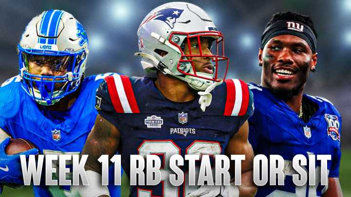 NFL Fantasy Football Week 11 2025 Start ‘Em Sit ‘Em: Running Back