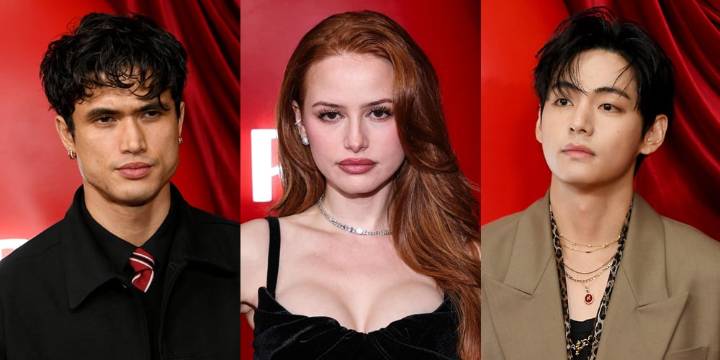 Madelaine Petsch Reunites With Bestie Charles Melton at TirTir LA Pop Up With BTS’ V & More! | Charles Melton, Emily Alyn Lind, Isabela Merced, Madelaine Petsch, Shopping, v | Celebrity News and Gossi