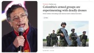 “La guerra con drones ha llegado a Colombia”: los detalles de la reveladora investigación de ‘The Economist’ sobre la paz total de Petro