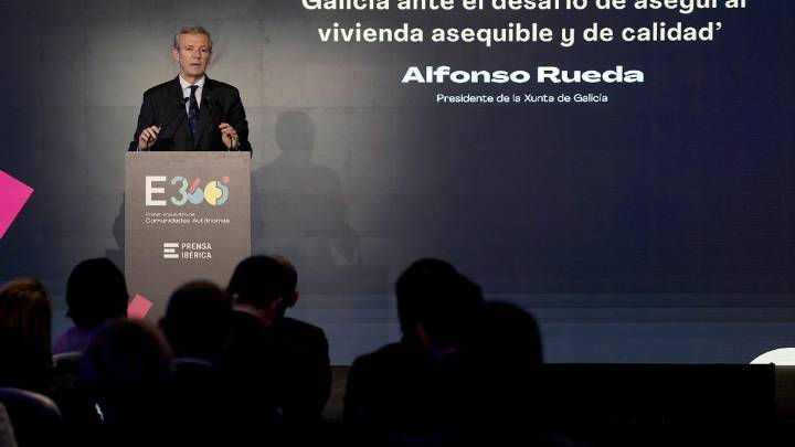 Alfonso Rueda: "Para el año 2028 doblaremos de 4000 a 8000 el número de viviendas construidas por la Xunta de Galicia"