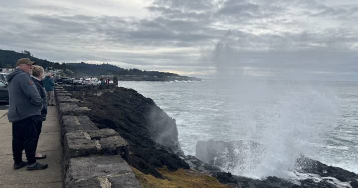 Marketing of season’s King Tides bringing more and more people to the central Oregon coast to witness the waves