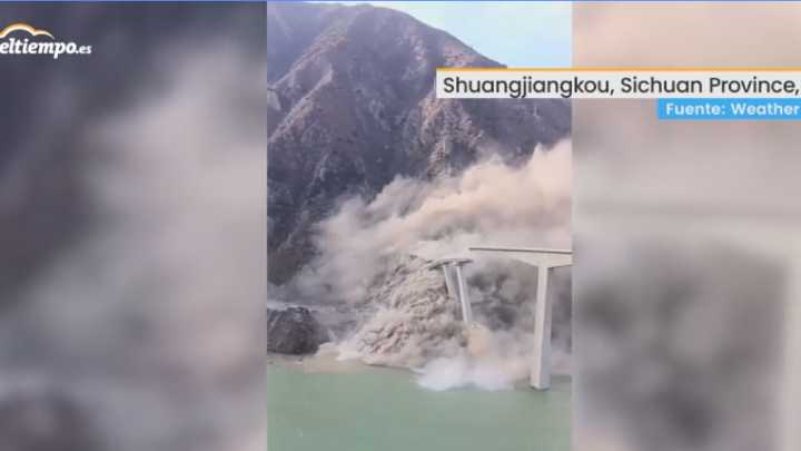 China: colapsa un puente de más de 758 metros de longitud recientemente inaugurado