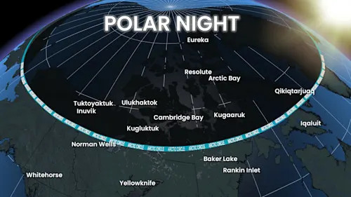 Where the sun doesn’t rise: Canada’s North enters polar night