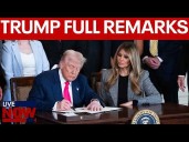 Trump, Melania sign executive order on foster care