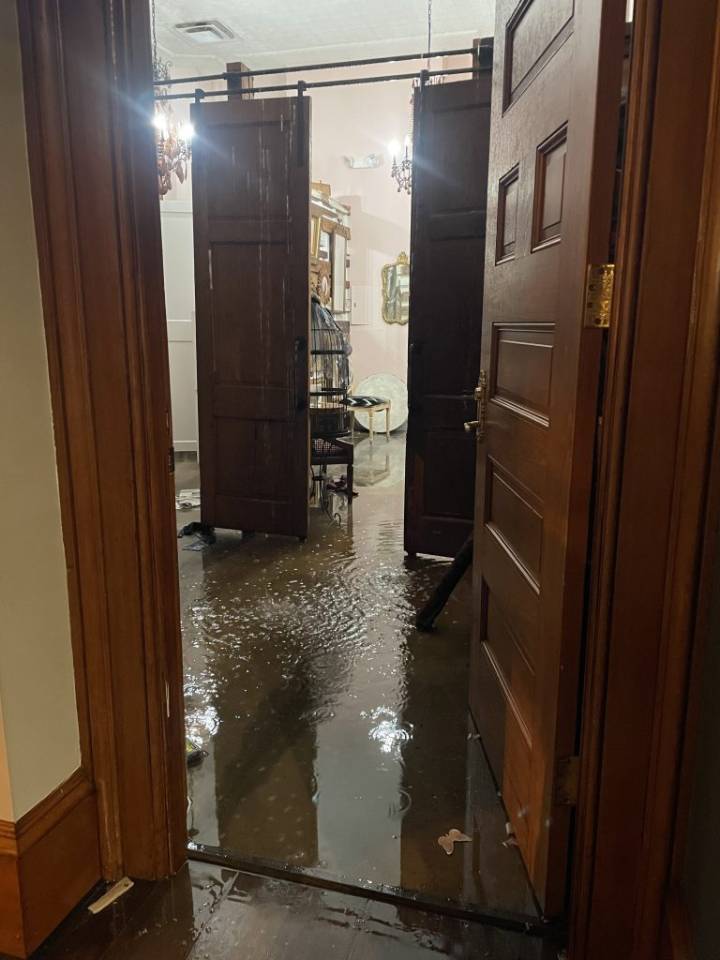 Cleanup efforts continue after 3-alarm fire at Kenwick Castle in Hampden