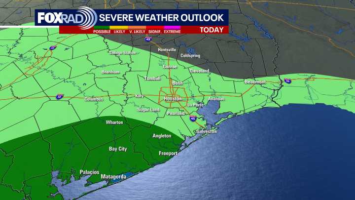 Chance of showers, thunderstorms Saturday: Forecast