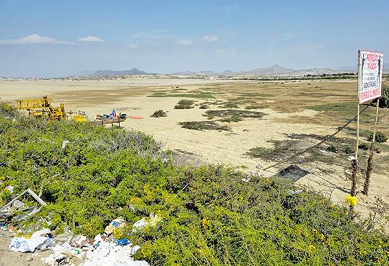 PELIGRA EL PTAR, NO HAY TERRENO