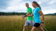 Nordic walking benefits your entire body
