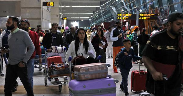 Delhi airport: Hundreds of flights delayed after glitch in air traffic control system