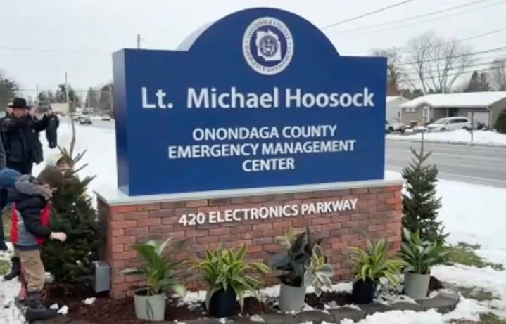 Onondaga County dedicates emergency center to fallen deputy Michael Hoosock