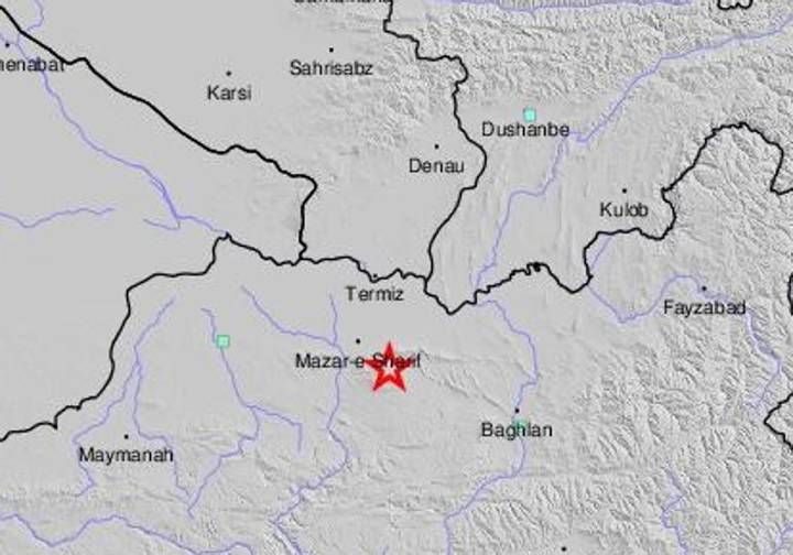 Un terremoto de magnitud 6,3 sacude el norte de Afganistán