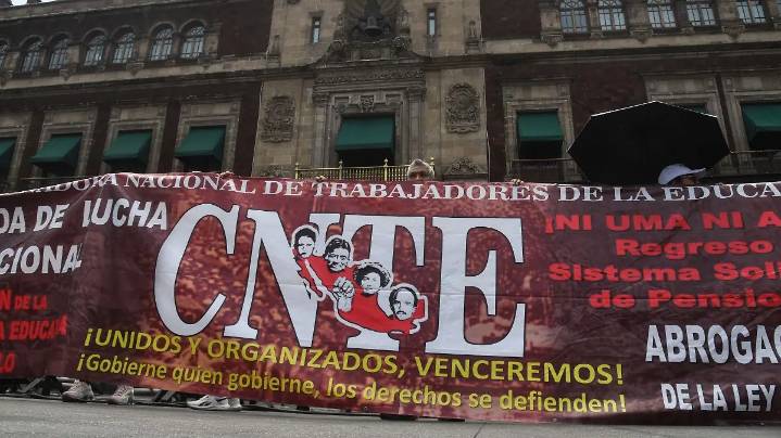 CNTE reprocha a Segob intento de criminalizar sus protestas