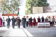 Omar Muñoz inicia obra de captadores pluviales en la Telesecundaria Francisco Alatorre