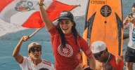 Vania Torres hace historia para el el Perú al coronarse en Mundial de Surf (SUP) en El Salvador