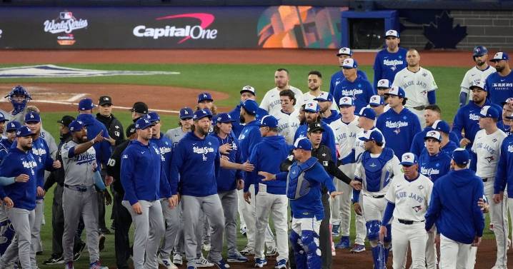 World Series 2025: Blue Jays, Dodgers benches clear in Game 7