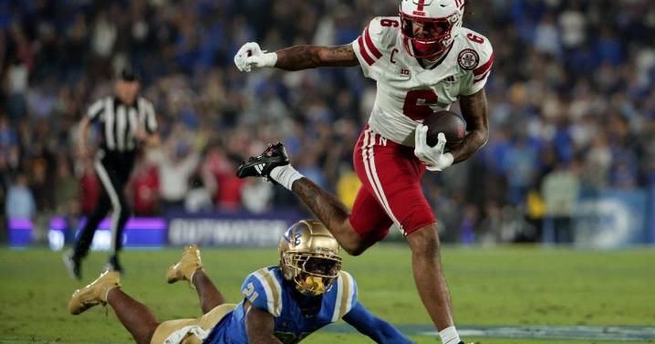 Lateef's impressive debut as a starter and Johnson's rushing lead Nebraska over UCLA 28
