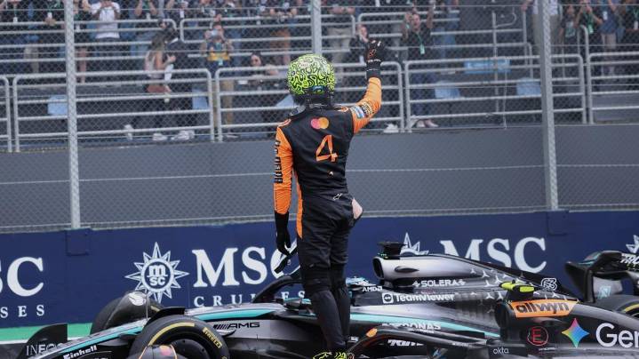 Norris wins Brazilian Grand Prix sprint race, widens lead over Piastri to 9 points