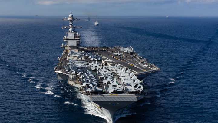 The backstory of the USS Gerald R. Ford aircraft carrier : NPR