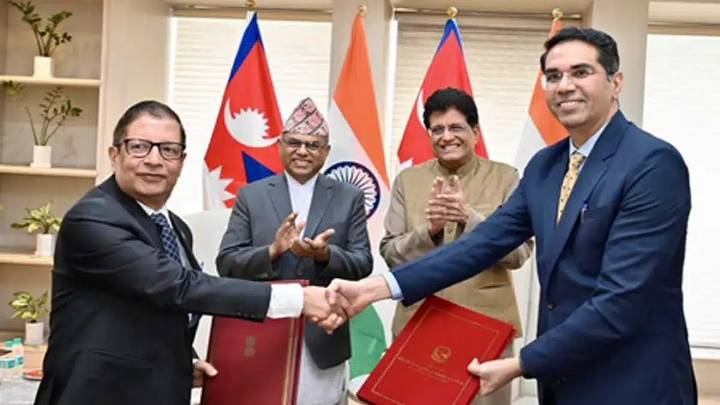 India, Nepal Ink Agreement to Boost Bilateral Trade via Cross