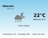 AEMET: El tiempo para Albacete – 12 de Noviembre de 2025