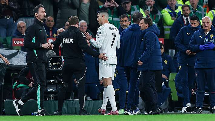 Mira la agresión que le costó la expulsión a Cristiano, sus provocadores gestos y la sanción que podría afectarle en el Mundial