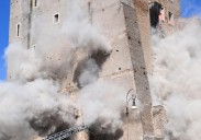 Un obrero atrapado y otro herido grave tras el derrumbe de una torre medieval en Roma