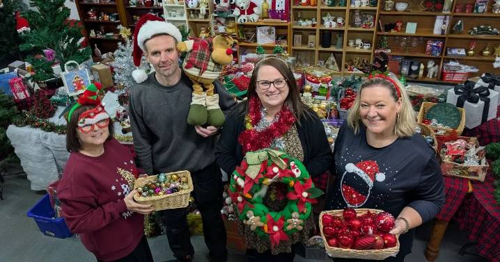 Big Hinckley charity shop opens massive Christmas department for the festive season
